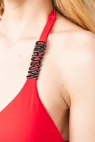 Góra od bikini Moschino Swim czerwony