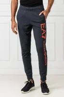 Spodnie dresowe | Regular Fit EA7 grafitowy