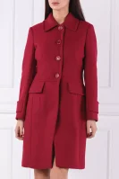 Wełniany płaszcz CARAIBI MAX&Co. czerwony