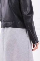 Leather ramones jacket Jadory | Regular Fit BOSS ORANGE black