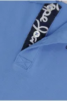 Polo THOR JR | Regular Fit | pique Pepe Jeans London błękitny