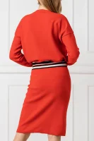 Sukienka IWEARIT BOSS ORANGE czerwony