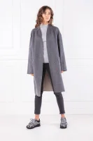 Reversible coat MIRCO Pinko gray