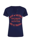 T-shirt tunisien mc blason | Regular Fit Zadig&Voltaire navy blue