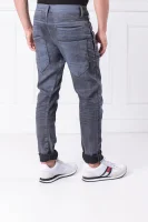 джинси d-staq | skinny fit G- Star Raw графітовий