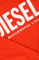 лонгслів | regular fit Diesel помаранчевий