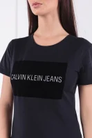 T-shirt INSTITUTIONAL FLOCK | Regular Fit CALVIN KLEIN JEANS czarny