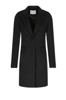 Wełniany płaszcz Canati4 | z dodatkiem kaszmiru BOSS BLACK czarny
