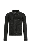 джинсова куртка | regular fit CALVIN KLEIN JEANS чорний