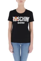 T-shirt | Regular Fit Moschino Swim czarny