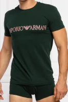 піжами | slim fit Emporio Armani зелений