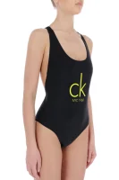 Strój kąpielowy CHEEKY RACER Calvin Klein Swimwear czarny