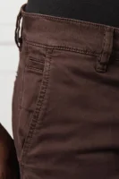 Spodnie chino Schino | Slim Fit BOSS ORANGE brązowy