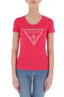 T-shirt SS CN BASIC TRIANGLE | Slim Fit GUESS fuchsia