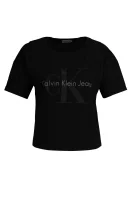 T-shirt Teco | Loose fit CALVIN KLEIN JEANS czarny