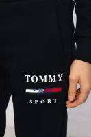Spodnie dresowe GRAPHIC | Slim Fit Tommy Sport granatowy