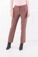 Spodnie Taliviena | Regular Fit BOSS BLACK brązowy