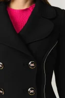 Coat | with addition of wool Elisabetta Franchi black