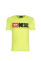 футболка | regular fit Diesel лимоновий