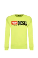 Bluza SCREWDIVISION OVER | Regular Fit Diesel limonkowy