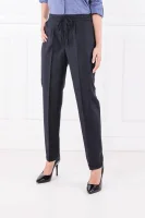 Wełniane spodnie DRAWSTRING JOGGER | Regular Fit Calvin Klein czarny