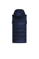 Reversible sleeveless gilet | Regular Fit BOSS Kidswear navy blue