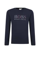 Longsleeve | Regular Fit BOSS Kidswear navy blue