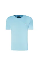 T-shirt ESSENTIAL | Longline Fit Tommy Hilfiger niebieski