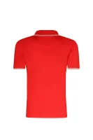 Polo | Regular Fit | pique BOSS Kidswear czerwony