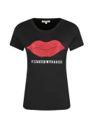 T-shirt TIDORE | Regular Fit Silvian Heach black