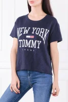 T-shirt TJW BOXY NEW YORK TE | Relaxed fit Tommy Jeans granatowy