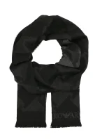 Wool scarf Emporio Armani black