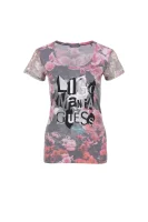 T-shirt Logomania GUESS różowy