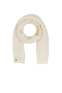 Solid Mini Scarf Tommy Hilfiger white