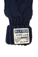 Color Block Gloves Tommy Hilfiger navy blue