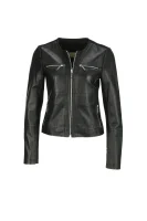 Leather Jacket Michael Kors black