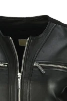 Leather Jacket Michael Kors black