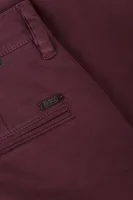 Spodnie Schino-Slim D | Slim Fit BOSS ORANGE bordowy