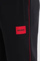 Spodnie dresowe Badge Pants | Relaxed fit Hugo Bodywear czarny