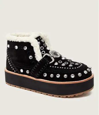 Snowboots MANSION Kurt Geiger | Black suede shearling 4993900029