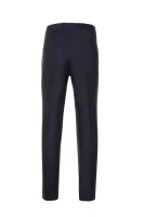 Wool trousers Gibson CYL | Slim Fit BOSS BLACK navy blue