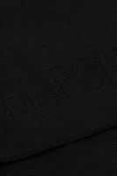 Woolen scarf Emporio Armani black