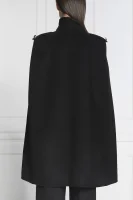 Wełniany płaszcz Michael Kors czarny