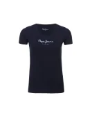 New Virginia T-shirt Pepe Jeans London navy blue