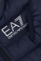 пухова куртка | regular fit EA7 темно-синій