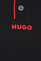 Поло | Regular Fit HUGO KIDS чорний
