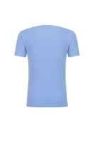 T-shirt Ame Hilfiger Print Tommy Hilfiger błękitny