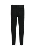 джинси | slim fit BOSS Kidswear чорний
