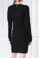 Wełniana sukienka Michael Kors czarny