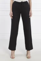 Linen trousers Hoys string | Straight fit Samsøe Samsøe black